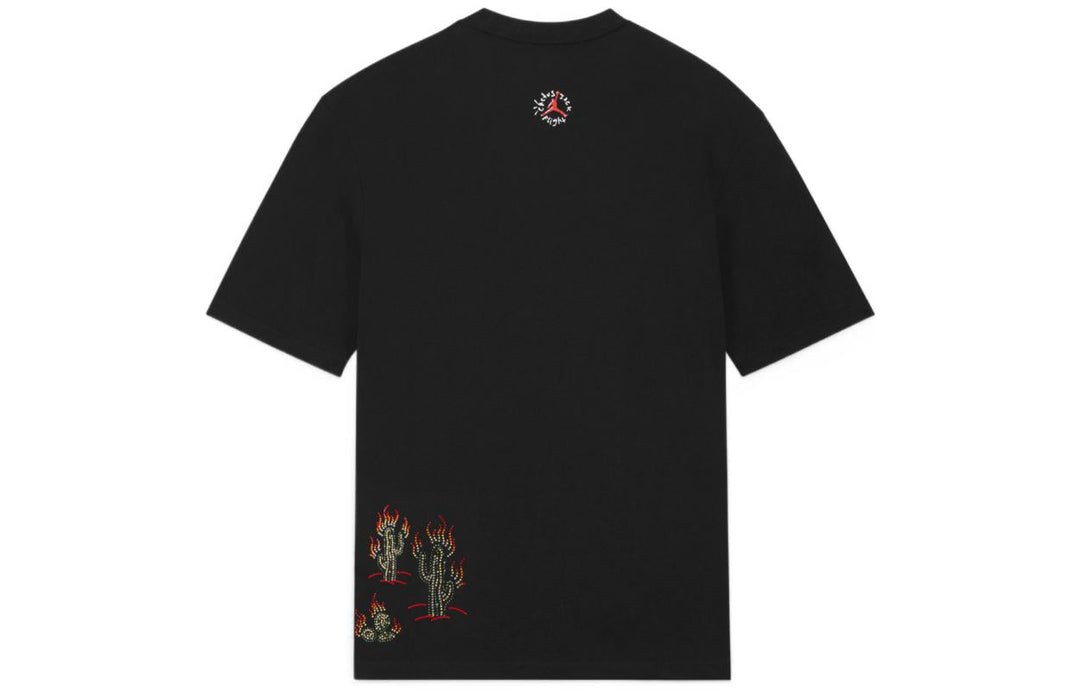 TRAVIS SCOTT X JORDAN FLIGHT GRAPHIC T-SHIRT BLACK