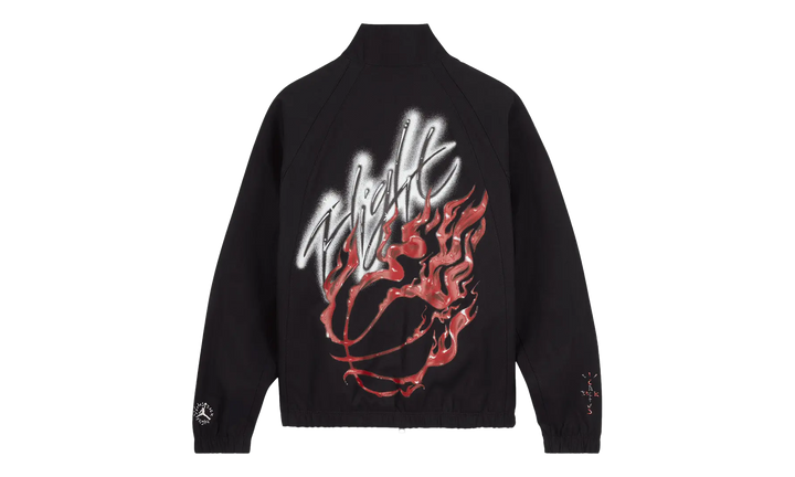 TRAVIS SCOTT X JORDAN WOVEN JACKET BLACK — Stock 