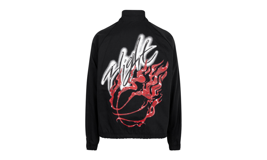 TRAVIS SCOTT X JORDAN WOVEN JACKET BLACK — Stock 