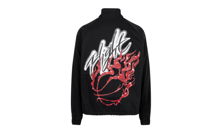 TRAVIS SCOTT X JORDAN WOVEN JACKET BLACK — Stock 