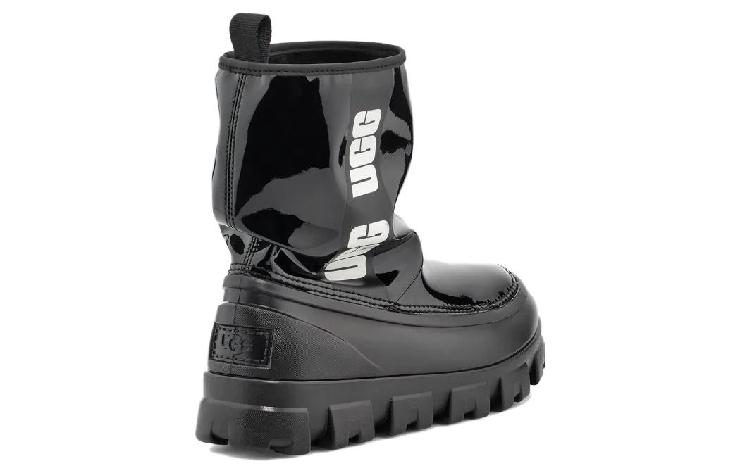 UGG CLASSIC BRELLAH MINI BOOT BLACK WOMENS