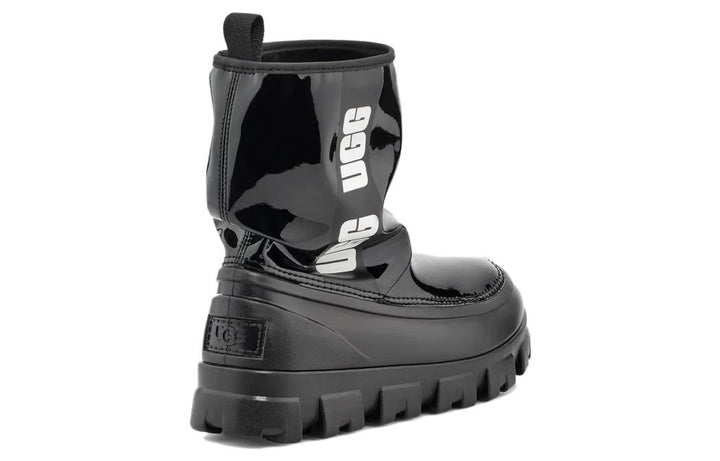 UGG CLASSIC BRELLAH MINI BOOT BLACK WOMENS