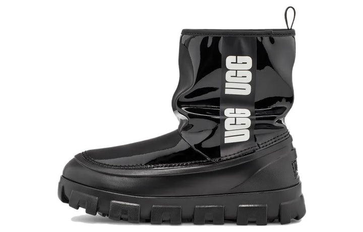 UGG CLASSIC BRELLAH MINI BOOT BLACK WOMENS