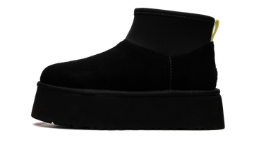 UGG CLASSIC MINI DIPPER BOOT BLACK YELLOW WOMENS — Stock