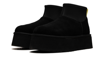 UGG CLASSIC MINI DIPPER BOOT BLACK YELLOW WOMENS — Stock
