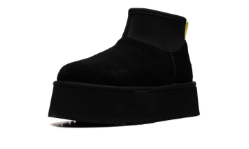 UGG CLASSIC MINI DIPPER BOOT BLACK YELLOW WOMENS — Stock