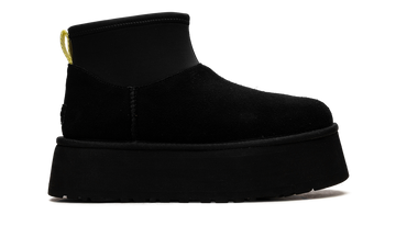 UGG CLASSIC MINI DIPPER BOOT BLACK YELLOW WOMENS — Stock