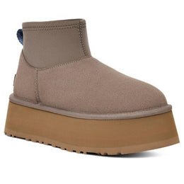 UGG CLASSIC MINI DIPPER BOOT SMOKE PLUME WOMENS