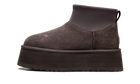 UGG CLASSIC MINI DIPPER BOOT THUNDERCLOUD WOMENS