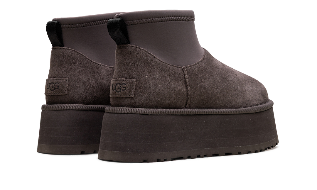 UGG CLASSIC MINI DIPPER BOOT THUNDERCLOUD WOMENS
