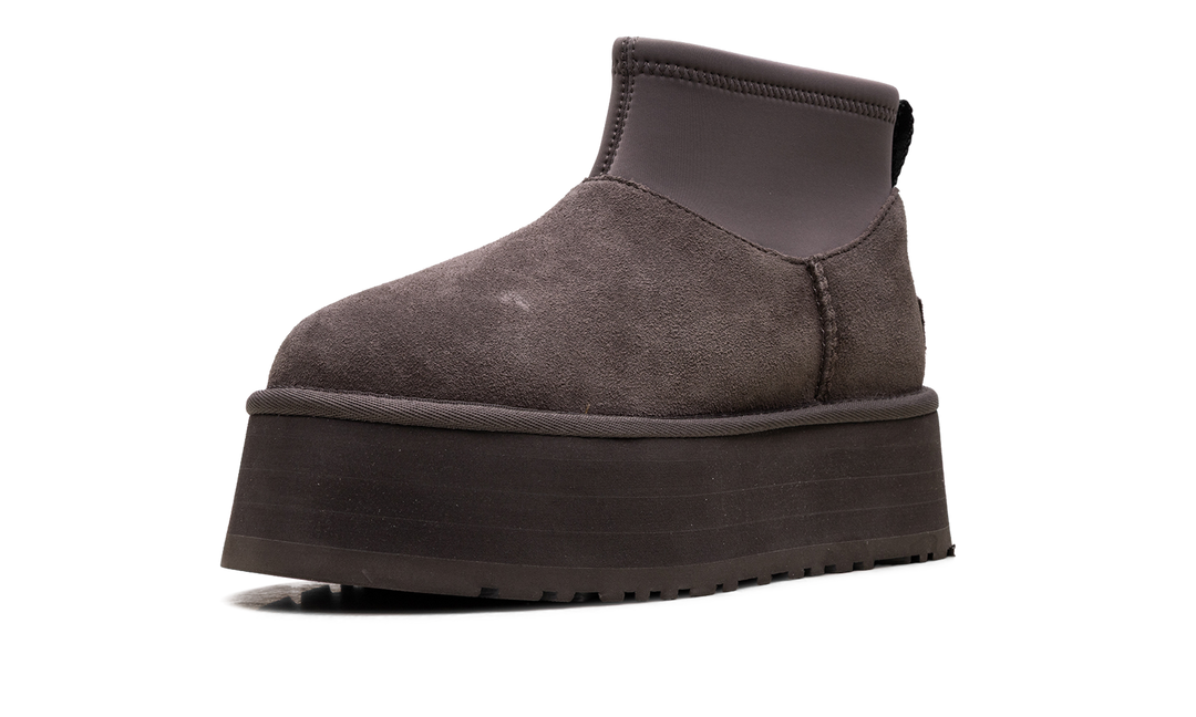 UGG CLASSIC MINI DIPPER BOOT THUNDERCLOUD WOMENS