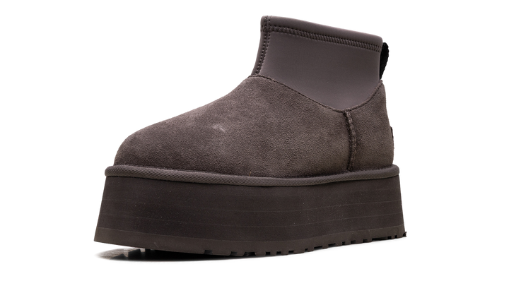 UGG CLASSIC MINI DIPPER BOOT THUNDERCLOUD WOMENS