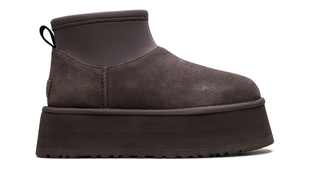 UGG CLASSIC MINI DIPPER BOOT THUNDERCLOUD WOMENS