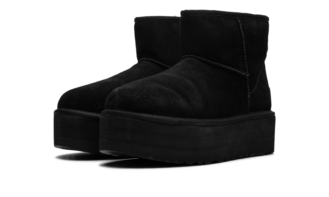 UGG CLASSIC MINI PLATFORM BOOT BLACK (WOMEN&