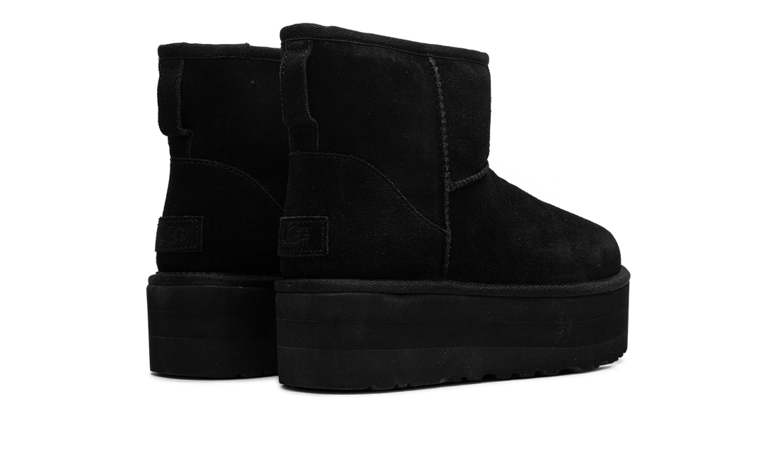 UGG CLASSIC MINI PLATFORM BOOT BLACK (WOMEN&