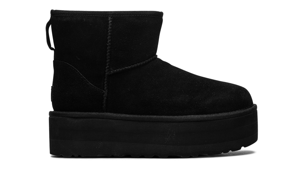 UGG CLASSIC MINI PLATFORM BOOT BLACK (WOMEN&