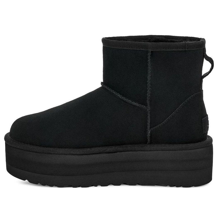 UGG CLASSIC MINI PLATFORM BOOT BLACK (WOMEN&