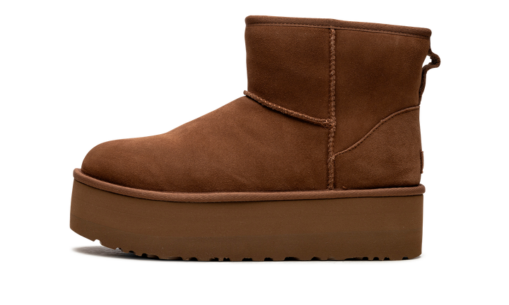 UGG CLASSIC MINI PLATFORM BOOT CHESTNUT (WOMEN&