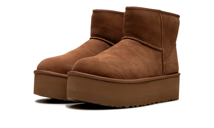 UGG CLASSIC MINI PLATFORM BOOT CHESTNUT (WOMEN&