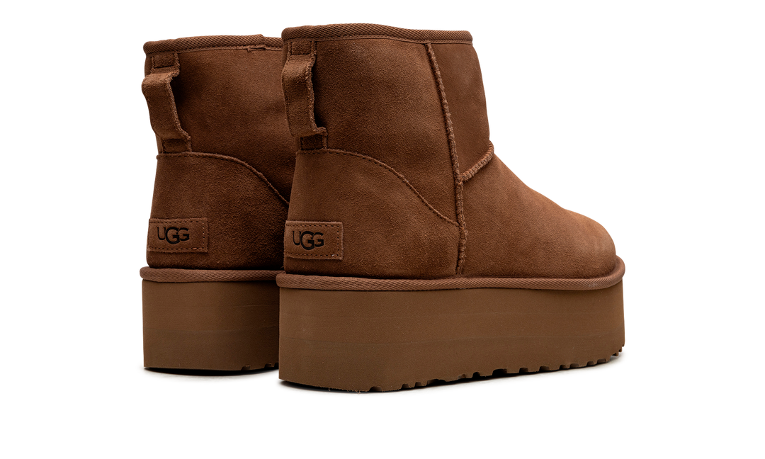 UGG CLASSIC MINI PLATFORM BOOT CHESTNUT (WOMEN&