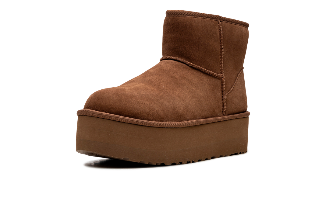 UGG CLASSIC MINI PLATFORM BOOT CHESTNUT (WOMEN&