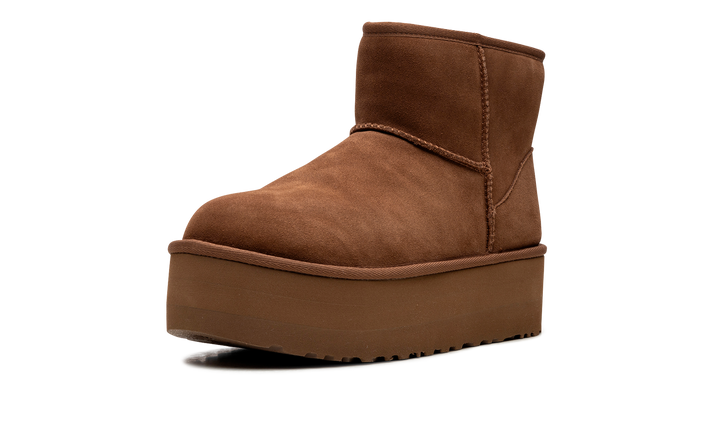 UGG CLASSIC MINI PLATFORM BOOT CHESTNUT (WOMEN&