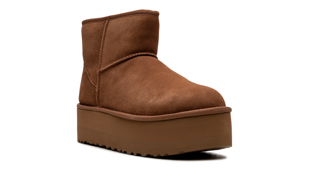UGG CLASSIC MINI PLATFORM BOOT CHESTNUT (WOMEN&