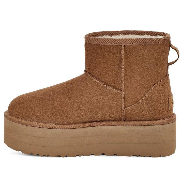 UGG CLASSIC MINI PLATFORM BOOT CHESTNUT (WOMEN&
