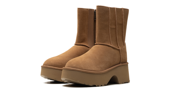 UGG CLASSIC TWIN SEAM NEW HEIGHTS BOOT CHESTNUT WOMENS