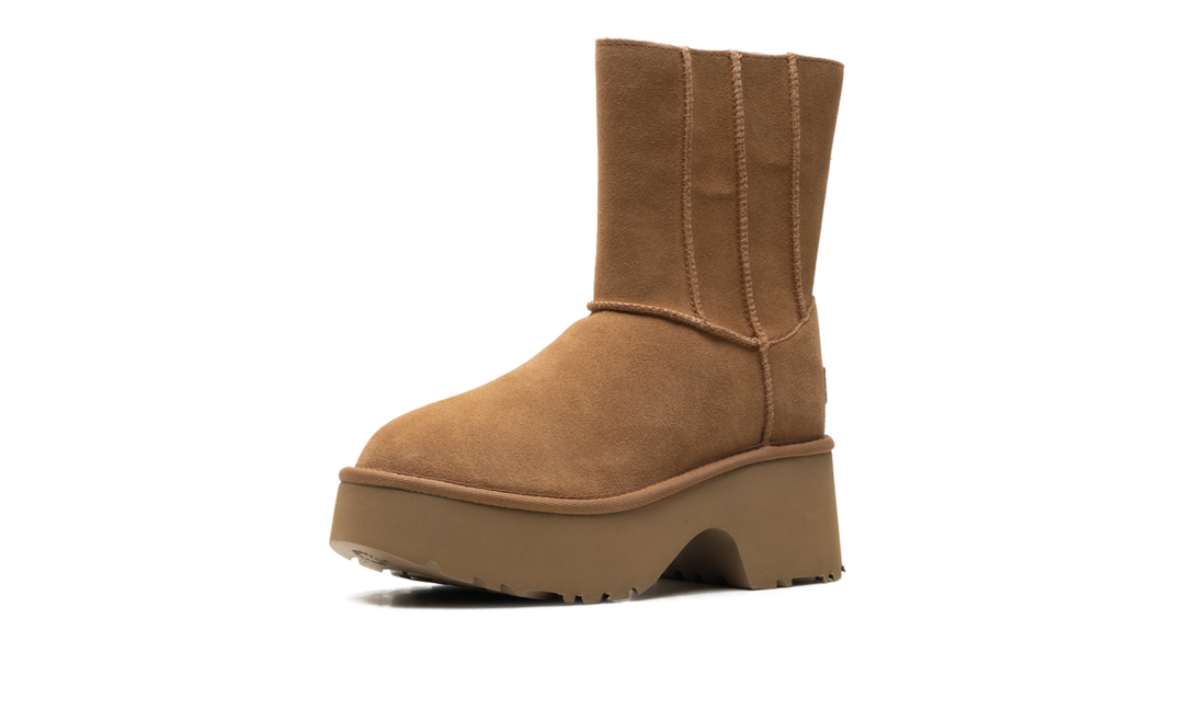 UGG CLASSIC TWIN SEAM NEW HEIGHTS BOOT CHESTNUT WOMENS