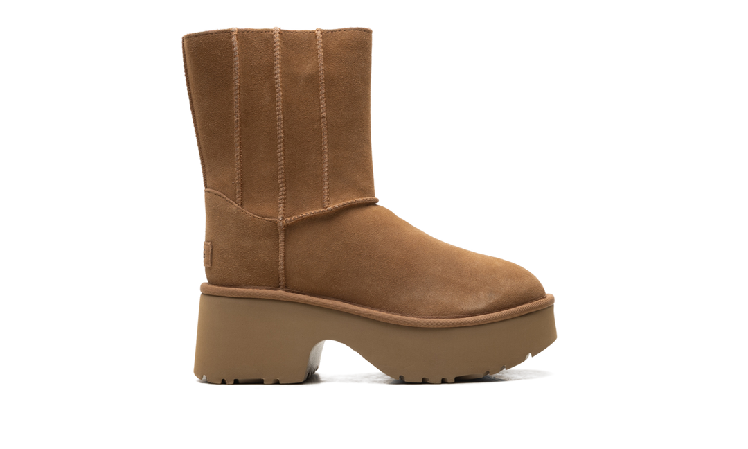 UGG CLASSIC TWIN SEAM NEW HEIGHTS BOOT CHESTNUT WOMENS
