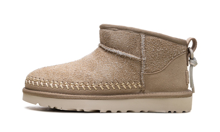 UGG CLASSIC ULTRA MINI BIARRITZ BOOT MUSTARD SEED WOMENS