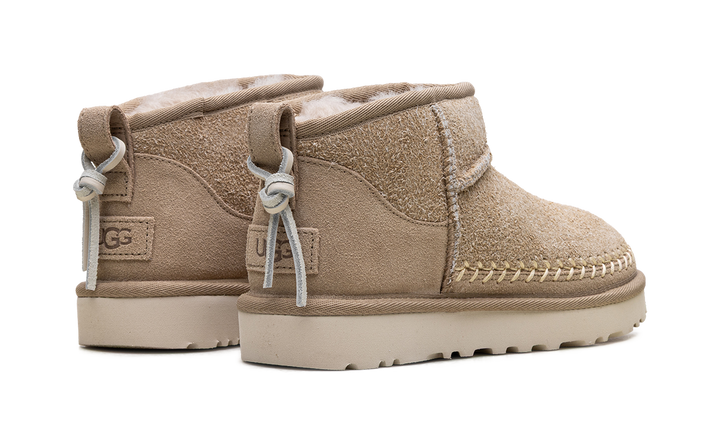 UGG CLASSIC ULTRA MINI BIARRITZ BOOT MUSTARD SEED WOMENS