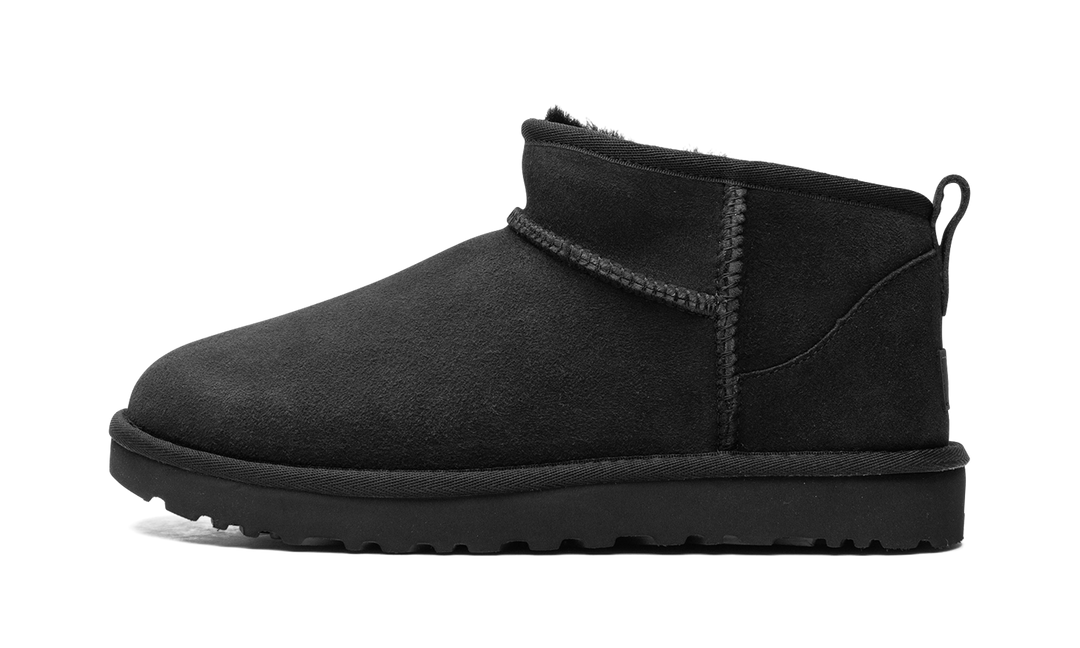 UGG CLASSIC ULTRA MINI BOOT BLACK (WOMEN&