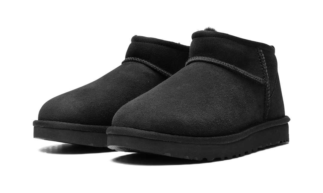 UGG CLASSIC ULTRA MINI BOOT BLACK (WOMEN&
