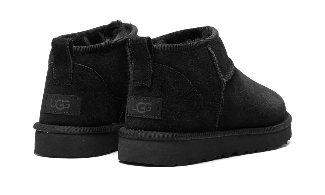 UGG CLASSIC ULTRA MINI BOOT BLACK (WOMEN&