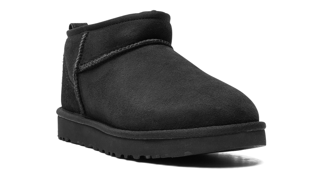 UGG CLASSIC ULTRA MINI BOOT BLACK (WOMEN&