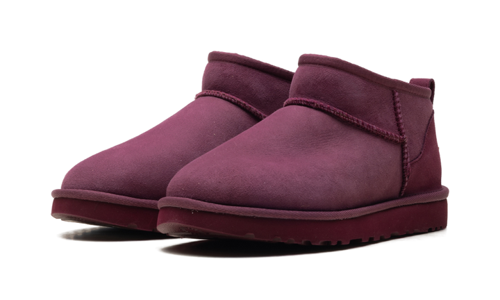 UGG CLASSIC ULTRA MINI BOOT BURNT MAGENTA WOMENS