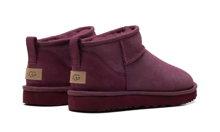 UGG CLASSIC ULTRA MINI BOOT BURNT MAGENTA WOMENS