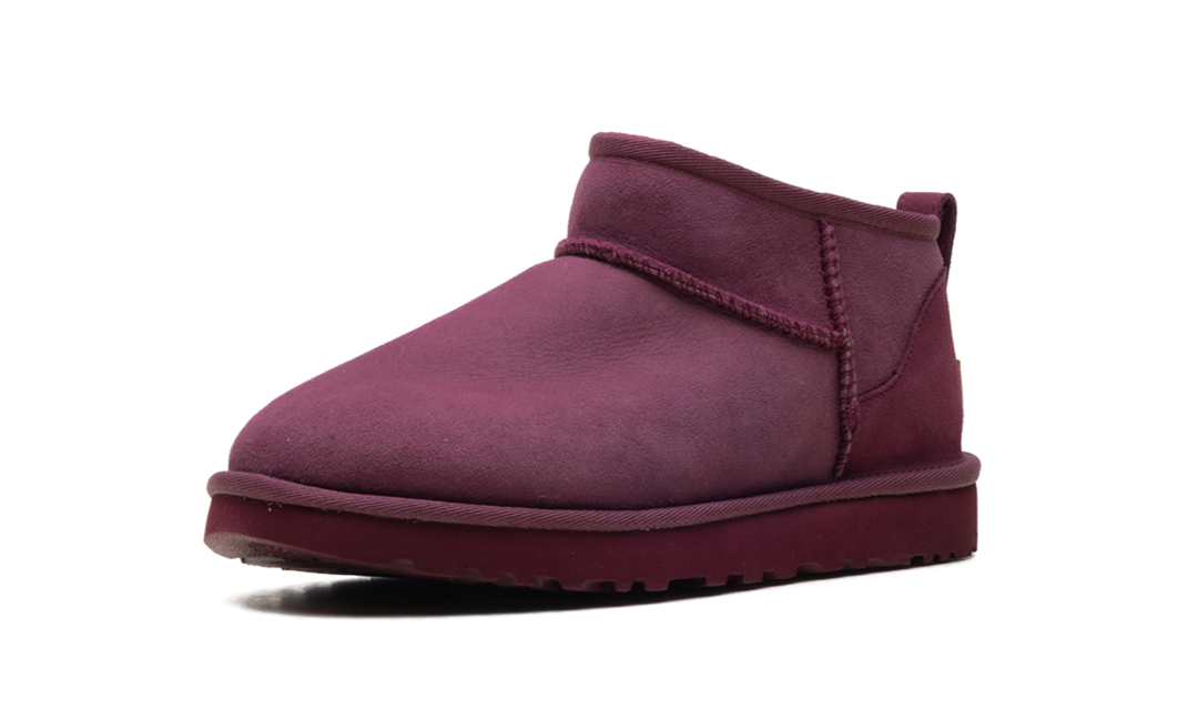 UGG CLASSIC ULTRA MINI BOOT BURNT MAGENTA WOMENS