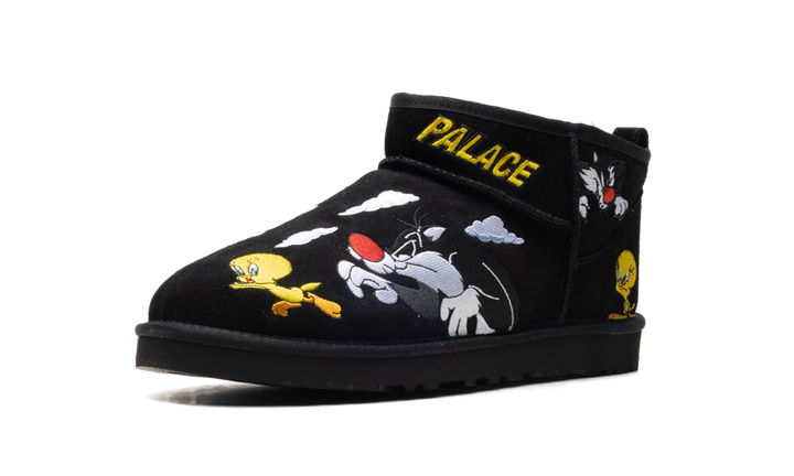 UGG CLASSIC ULTRA MINI BOOT PALACE X LOONEY TUNES BLACK
