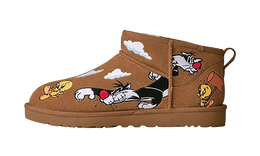 UGG CLASSIC ULTRA MINI BOOT PALACE X LOONEY TUNES CHESTNUT