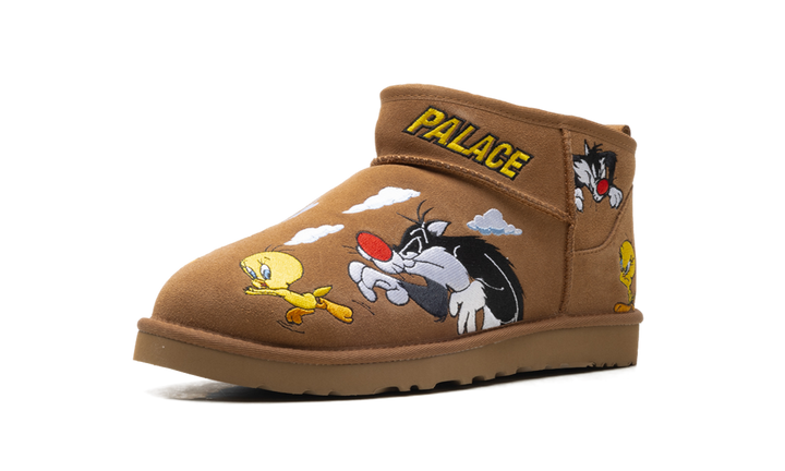 UGG CLASSIC ULTRA MINI BOOT PALACE X LOONEY TUNES CHESTNUT
