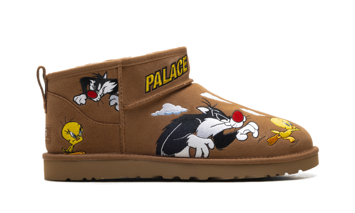 UGG CLASSIC ULTRA MINI BOOT PALACE X LOONEY TUNES CHESTNUT