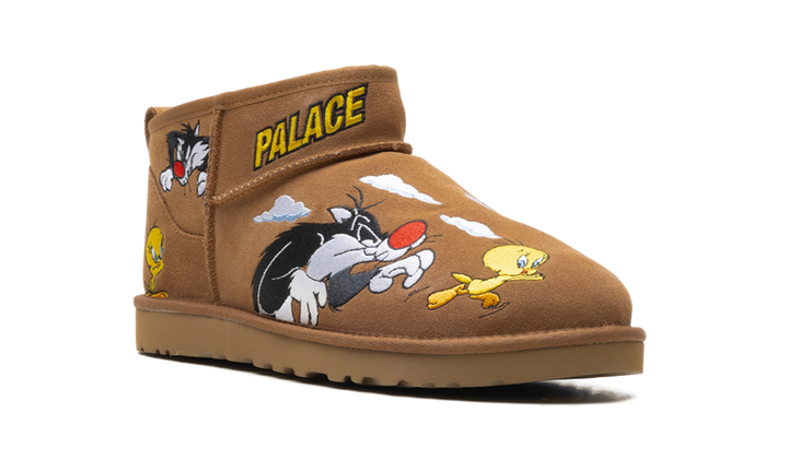 UGG CLASSIC ULTRA MINI BOOT PALACE X LOONEY TUNES CHESTNUT