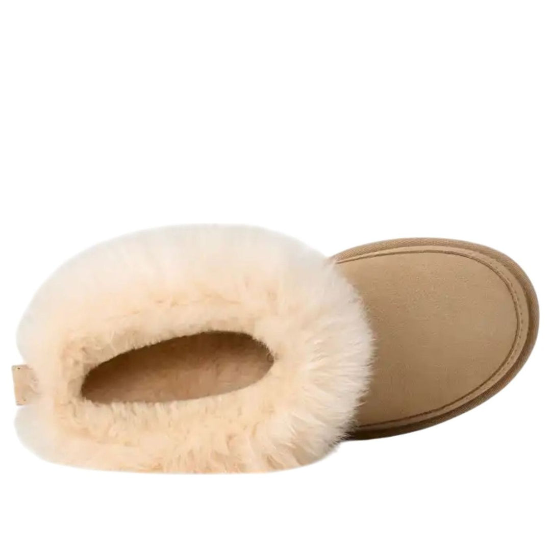 UGG CLASSIC ULTRA MINI CHALET BOOT SANDCASTLE WOMENS