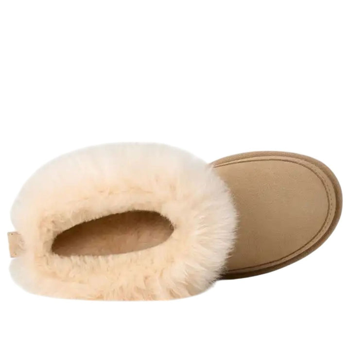 UGG CLASSIC ULTRA MINI CHALET BOOT SANDCASTLE WOMENS