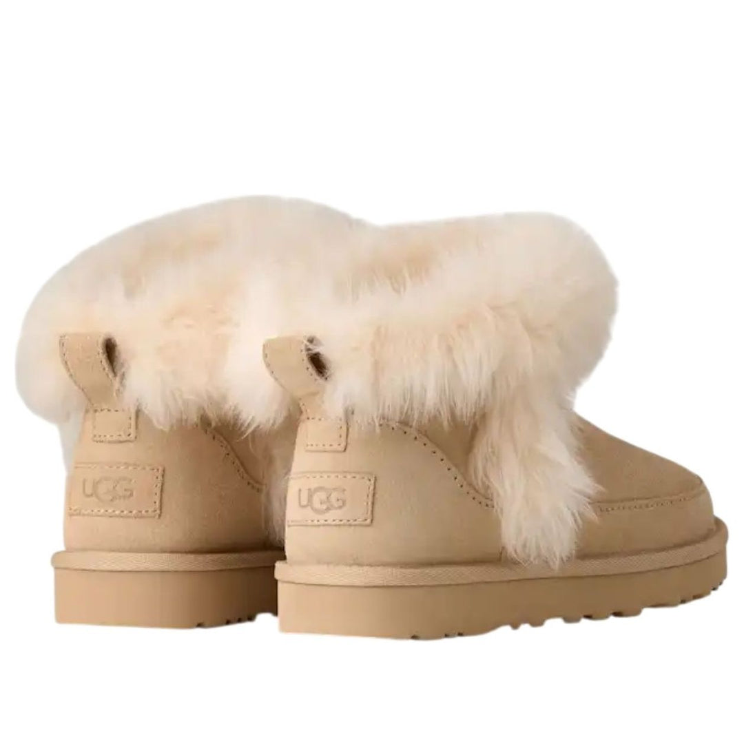 UGG CLASSIC ULTRA MINI CHALET BOOT SANDCASTLE WOMENS