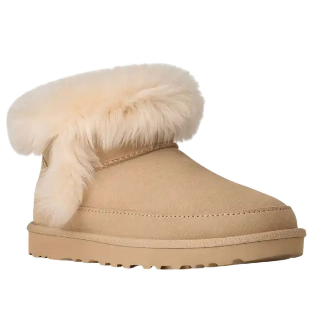 UGG CLASSIC ULTRA MINI CHALET BOOT SANDCASTLE WOMENS