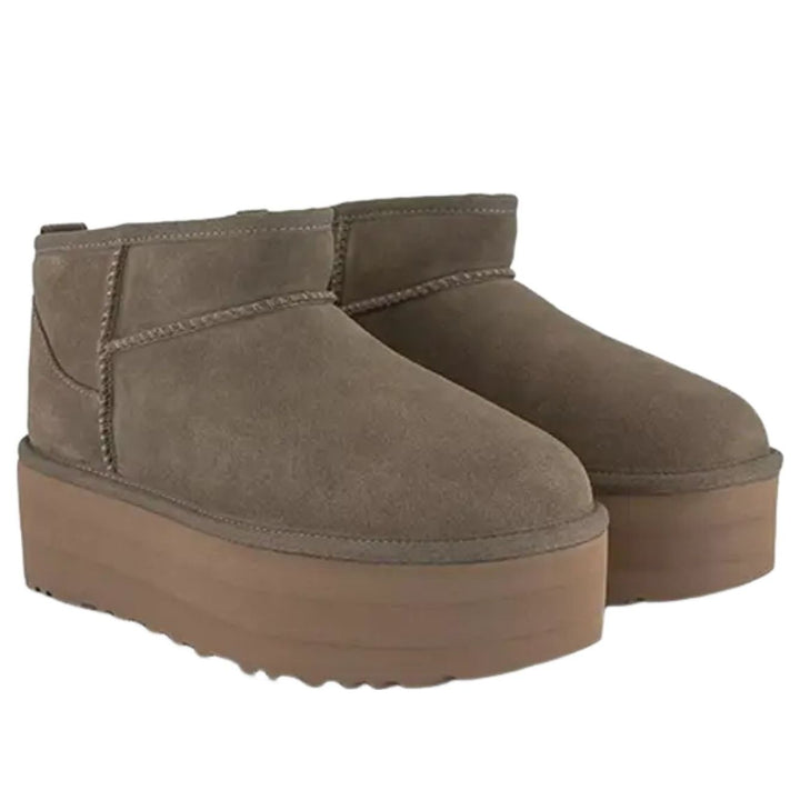 UGG CLASSIC ULTRA MINI PLATFORM BOOT ANTILOPE WOMENS